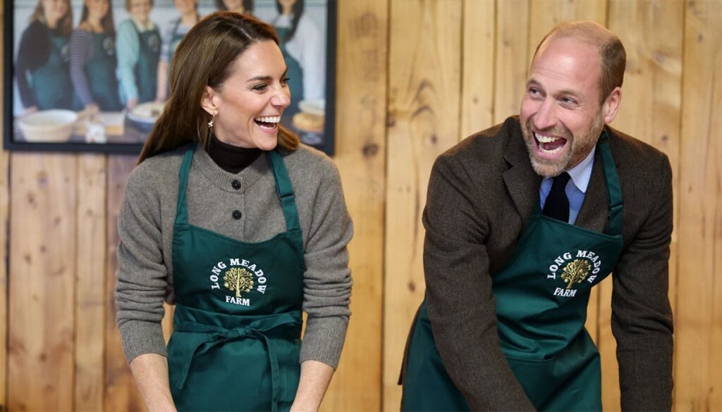 Kate and William get a taste of country life at Northern Ireland Cider Farm