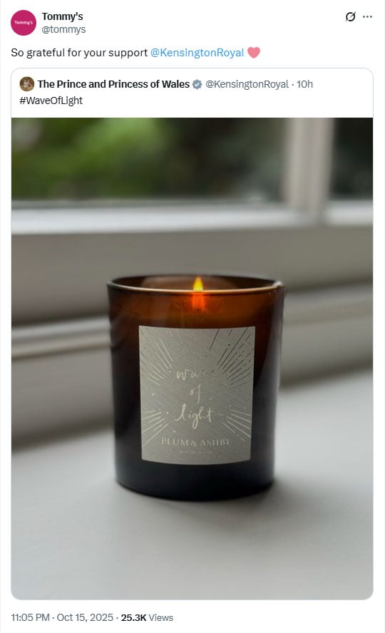 Princess Kate, Prince William give emotional tribute on ‘baby loss’