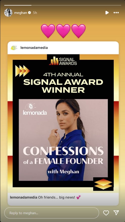 Meghan Markle celebrates big news after Buckingham Palace statement