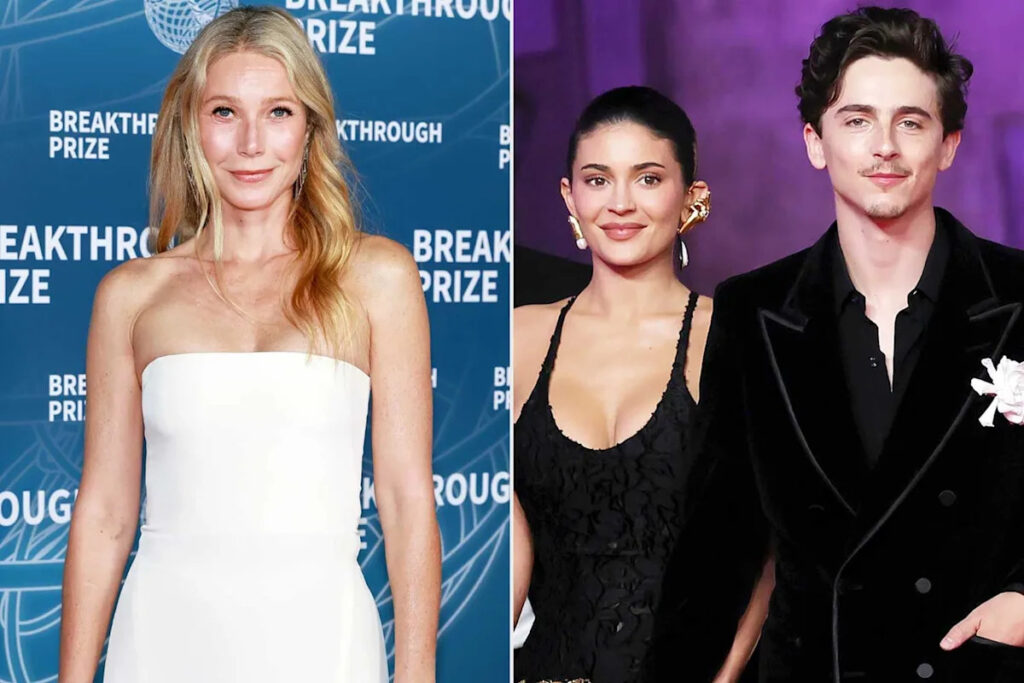 Gwyneth Paltrow thought costar Timothée Chalamet was 'punk rock' for dating a mom, but didn't know it was Kylie Jenner