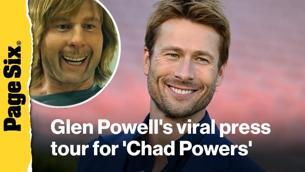 Glen Powell’s viral press tour for ‘Chad Powers’ — fans guess ‘canceled’ celeb | Viral Press Tour Glen Powell's viral press tour for 'Chad Powers' — fans guess 'canceled' celeb | Viral Press Tour