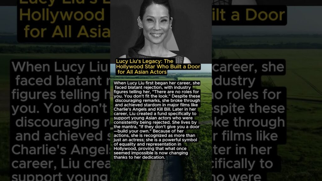 Lucy Liu’s Legacy: The Hollywood Star Who Built a Door for All Asian Actors Lucy Liu's Legacy: The Hollywood Star Who Built a Door for All Asian Actors