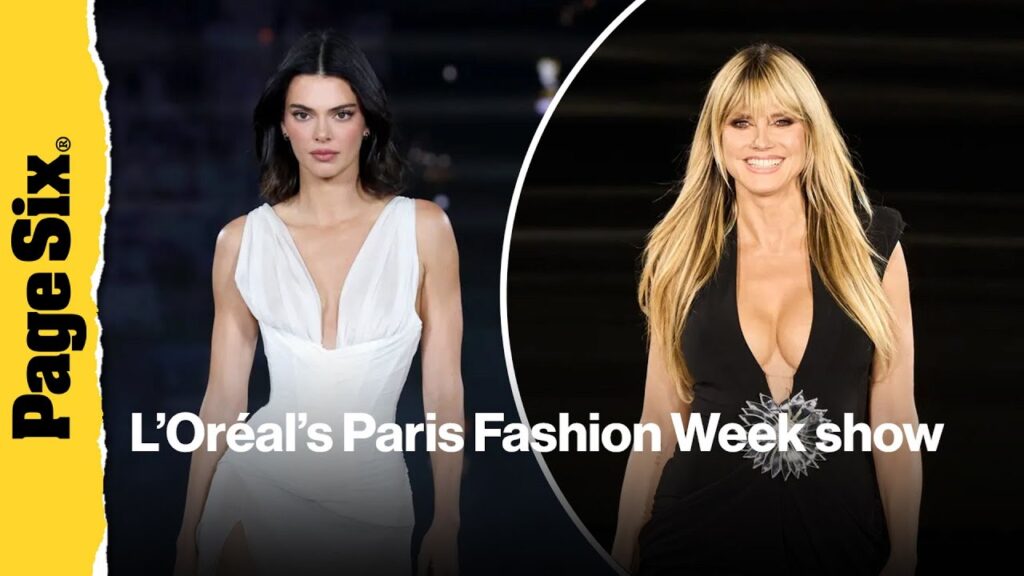 L'Oréal's Paris Fashion Week show: Kendall Jenner, Heidi Klum and more celebrities