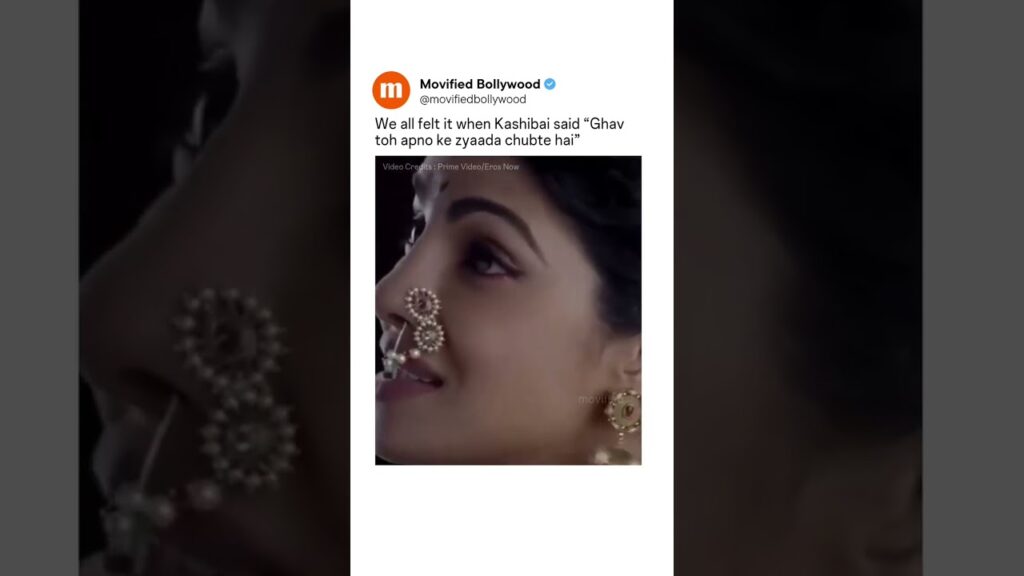 Priyanka Chopra as Kashibai truly stole the show! ❤️‍🩹