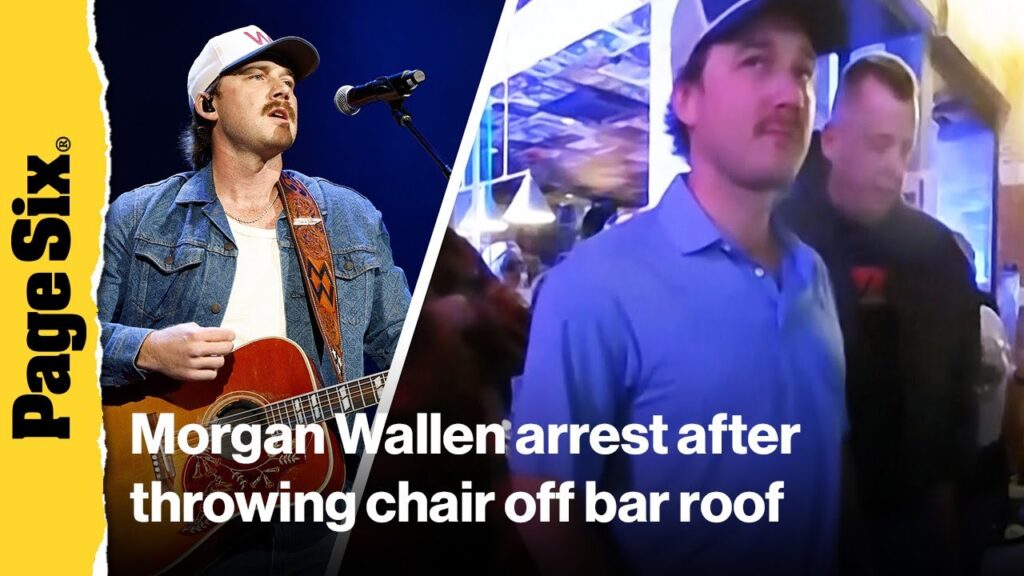Police Release Bodycam Footage Showing Morgan Wallen Arrest After Throwing Chair Off Bar Roof