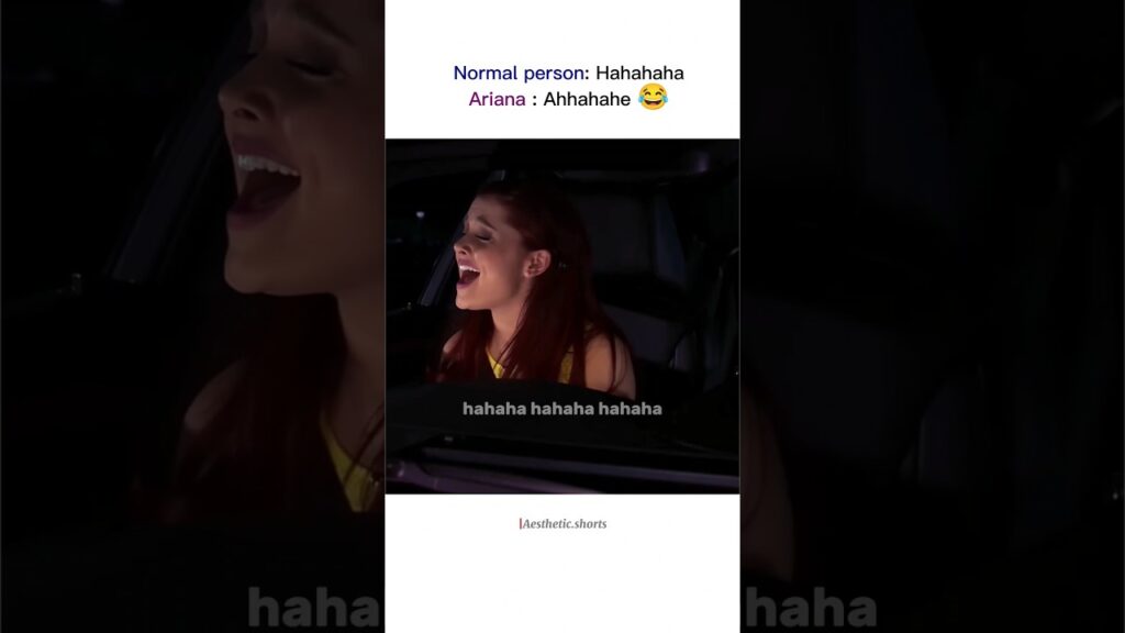 Ariana Grande(Cat Valentine)laugh😂 #arianagrande #funnyshows #comedy #shortsfeed #viral #funnymemes
