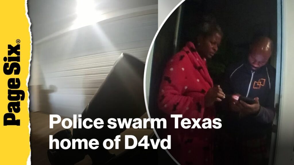 Police swarm Texas home of D4vd days after teen's remains found in Tesla