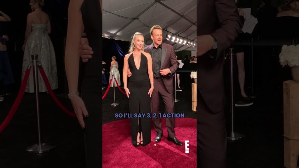 We're still not over Jason Segel and Kayla Radomski's adorable glambot moment. 😍