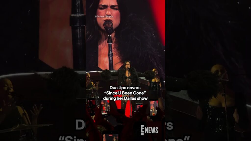 Dua Lipa covered Kelly Clarkson's "Since U Been Gone" at her Dallas concert, and we loved it. 😍