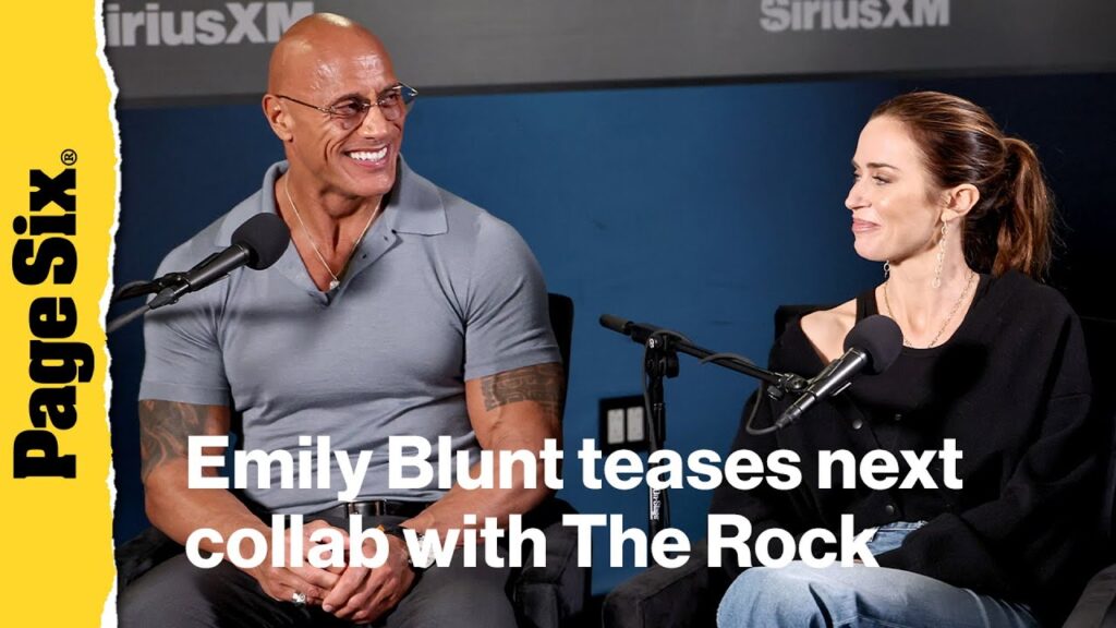 Emily Blunt teases next collaboration with Dwayne Johnson Emily Blunt teases next collaboration with Dwayne Johnson