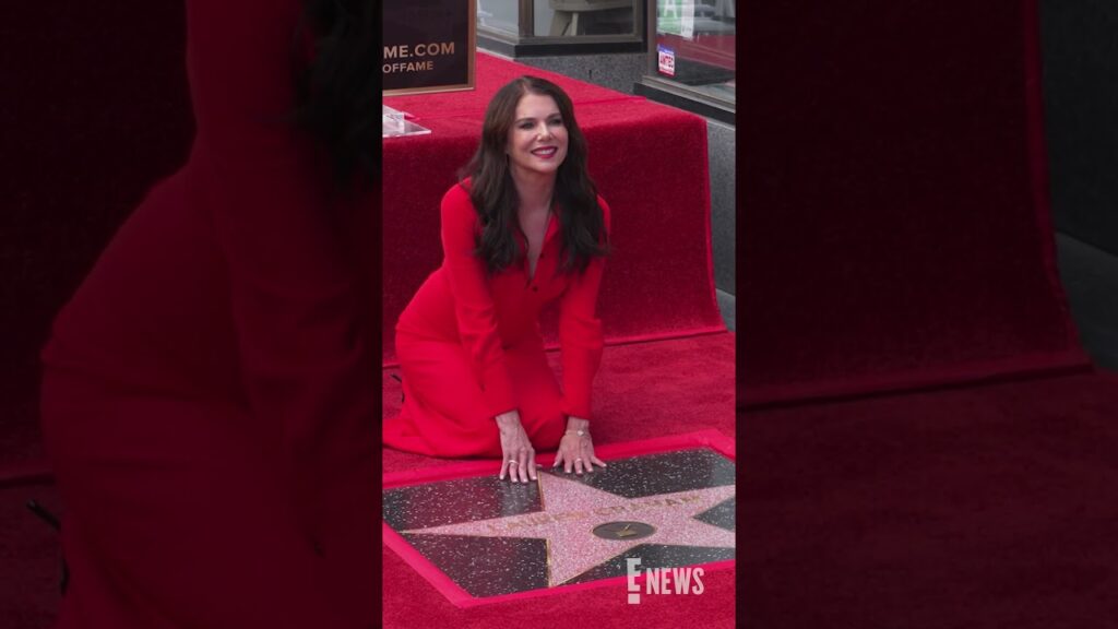 This Stars Hollow girl got her star on the Hollywood Walk of Fame. 🥹