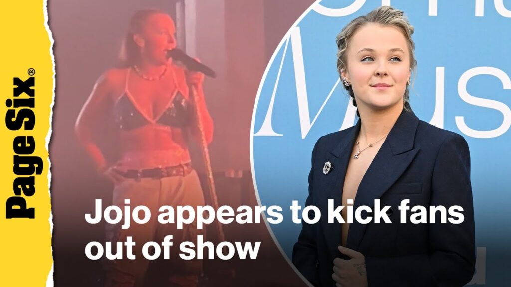 Jojo Siwa appears to kick fans out of show for 'making fun' of her
