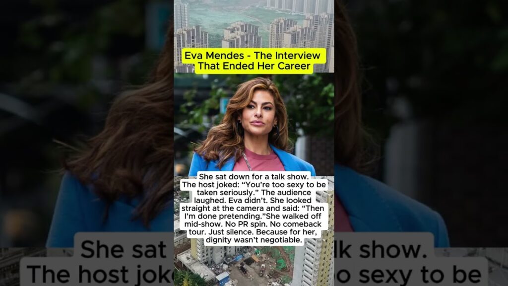 Eva Mendes - The Interview That Ended Her Career