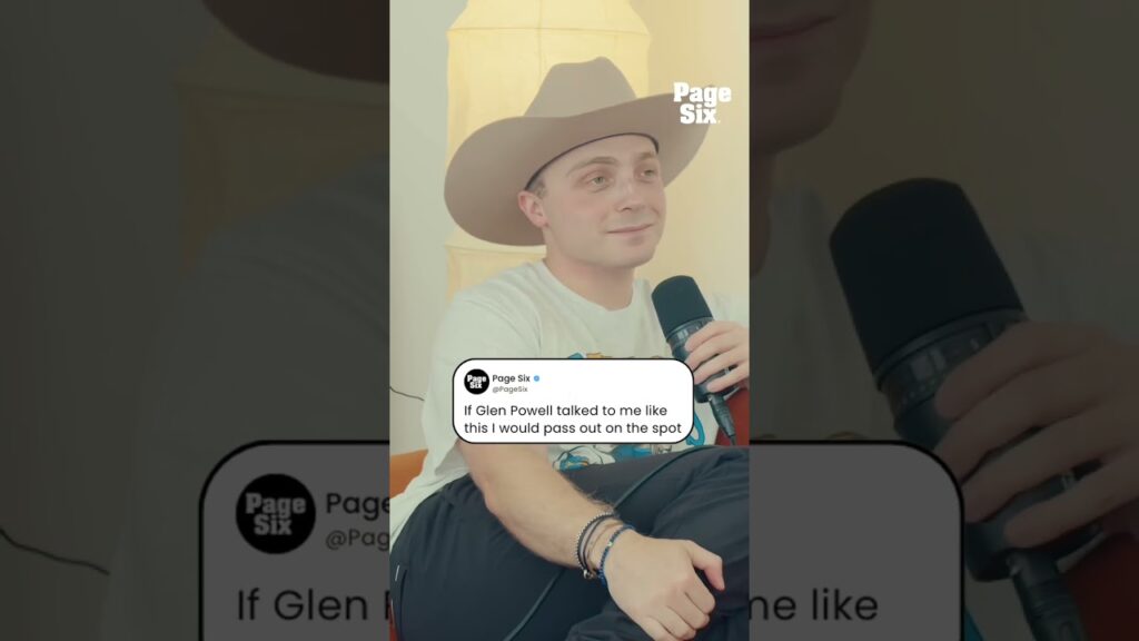 If Glen Powell said this to me I would have had the same reaction 😂 #shorts