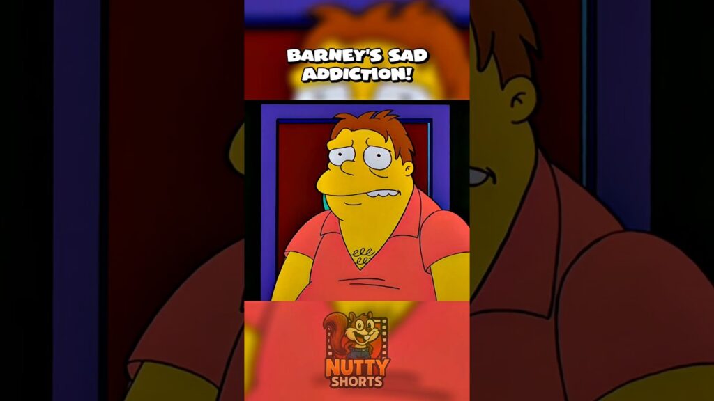 Barney's Sad Addiction! 🍺😢 #simpsons #shorts