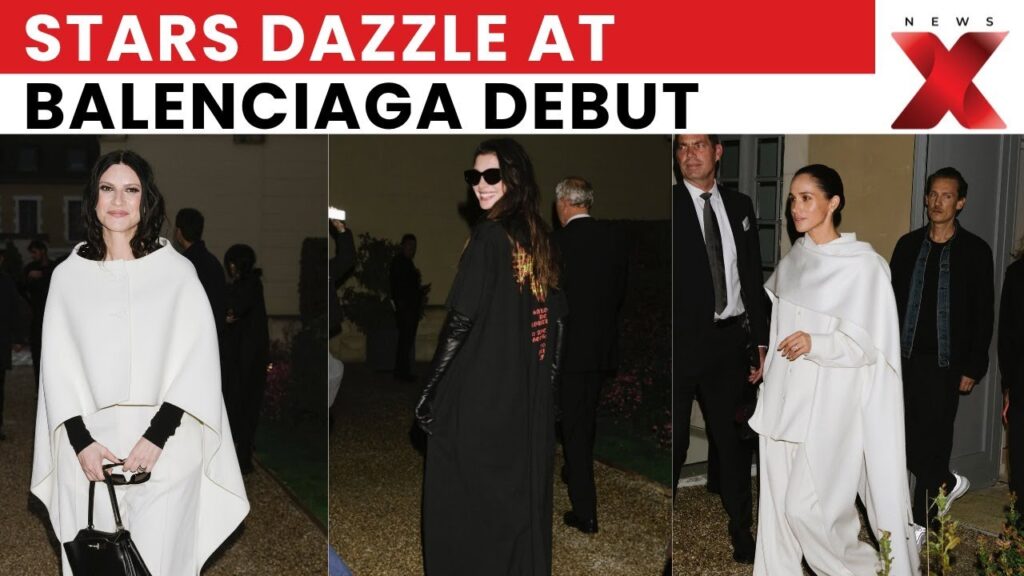 Anne Hathaway, Lauren Sanchez Bezos, Laura Pausini Shine at Balenciaga Paris Debut | NewsX