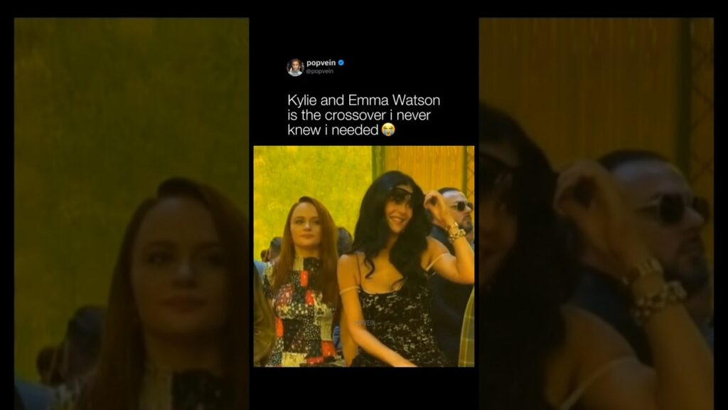 Kylie Jenner and Emma Watson is the crossover i never knew i needed 😭🩷
