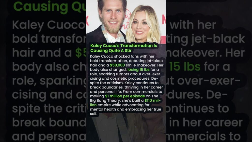Kaley Cuoco's Transformation Is Causing Quite A Stir #shorts