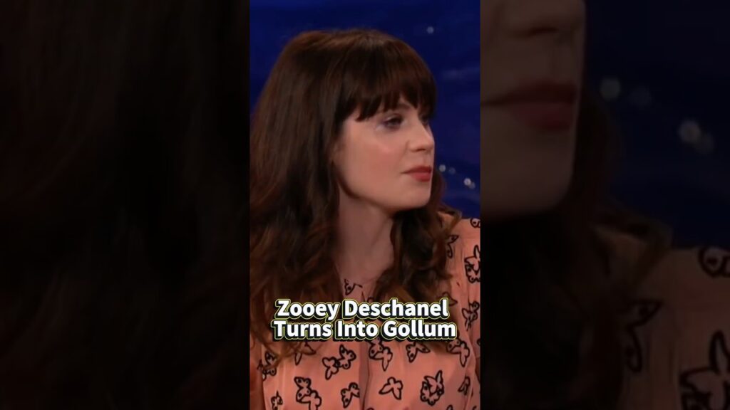 Zooey Deschanel Turns Into Gollum While Talking With Conan O’Brien!