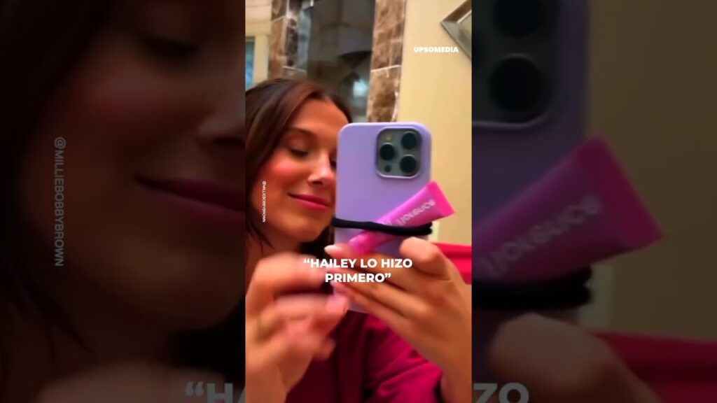 Millie Bobby Brown está siguiendo los pasos de Hailey Bieber | íconos #shorts Millie Bobby Brown está siguiendo los pasos de Hailey Bieber | íconos #shorts