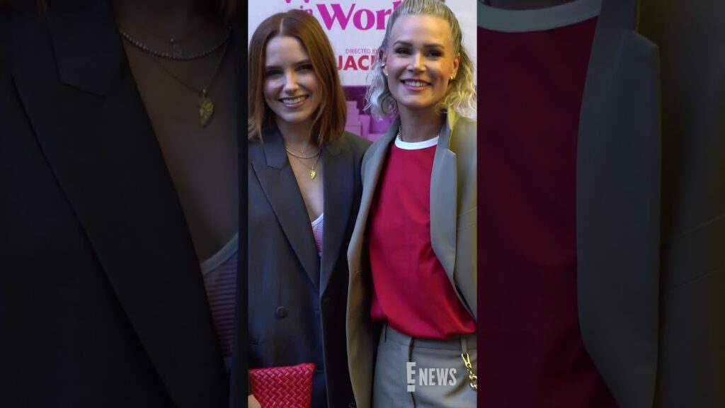 Sophia Bush and Ashlyn Harris arrive to "The Least Problematic Woman In The World" opening night.