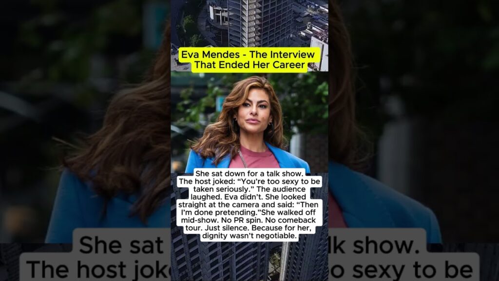 Eva Mendes - The Interview That Ended Her Career