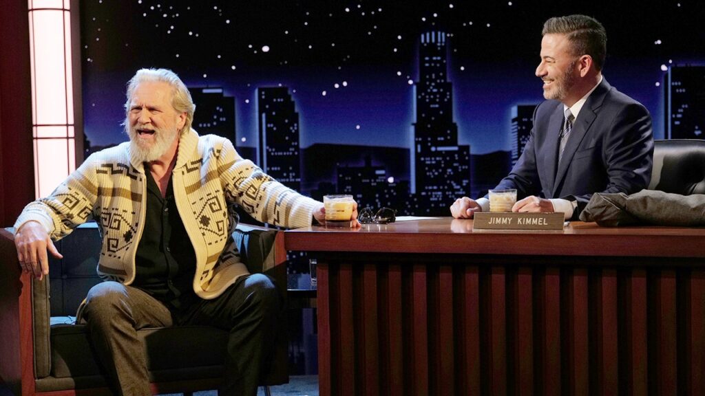 Jeff Bridges returns as ‘The Dude’ to criticize ICE raids on Kimmel show Jeff Bridges returns as 'The Dude' to criticize ICE raids on Kimmel show