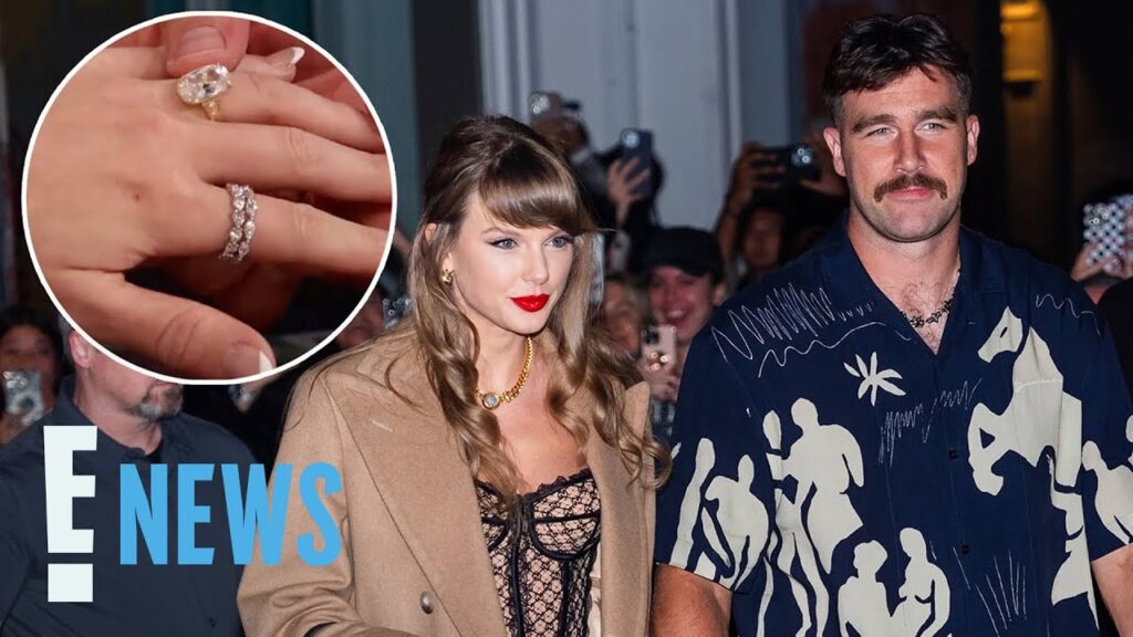 Taylor Swift Sports Diamond Wedding Bands Amid Travis Kelce Engagement | E! News