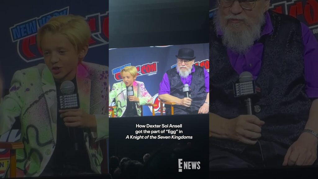 Dexter Sol Ansell celebrated getting the part of "Egg" with scrambled eggs. 😂