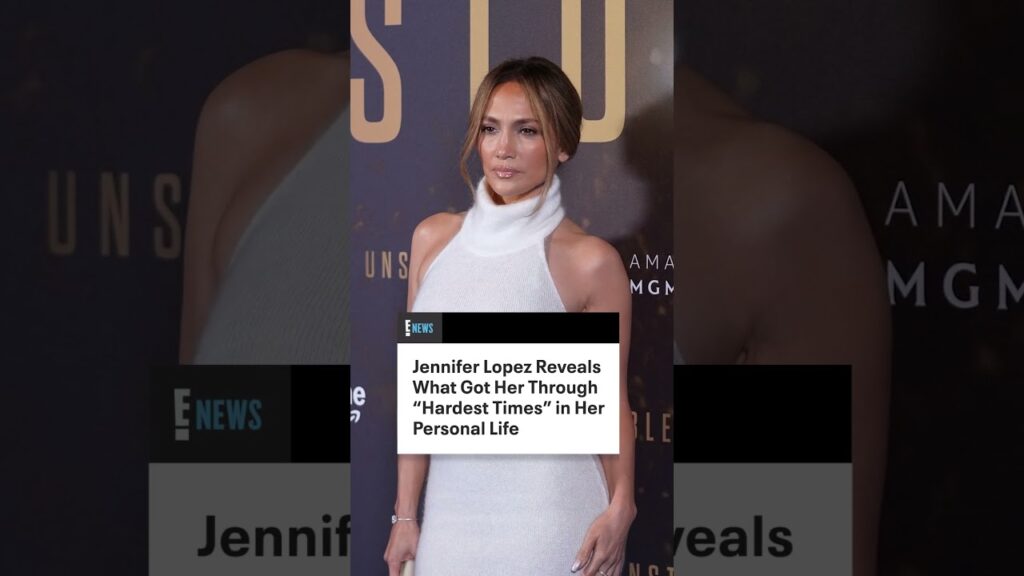 Jennifer Lopez details what helps her navigate some of the harder chapters of her life.