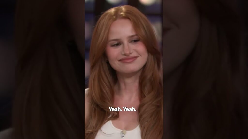 Madelaine Petsch hid from a bear inside her trailer while filming latest movie #shorts Madelaine Petsch hid from a bear inside her trailer while filming latest movie #shorts