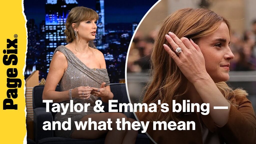 Taylor Swift, Emma Watson flash their huge diamond rings | Page Six Love Bomb Taylor Swift, Emma Watson flash their huge diamond rings | Page Six Love Bomb