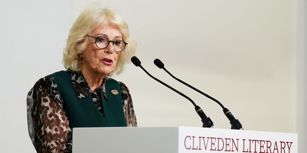 Queen Camilla opens festival as royal carries out engagement close to her heart