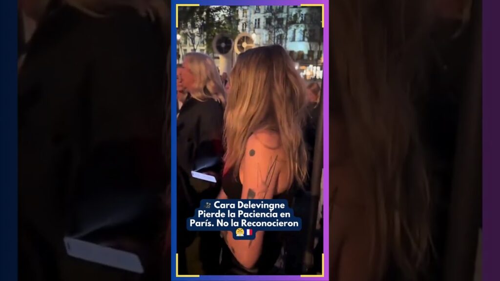 🎥 Cara Delevingne pierde la paciencia en París 😤🇫🇷