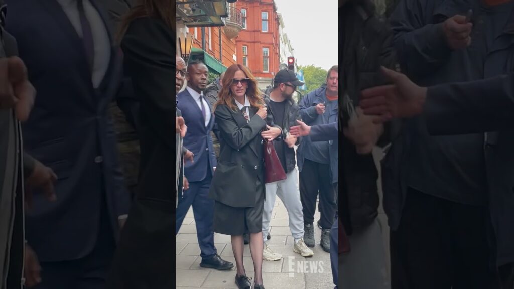 Julia Roberts is spotted in London as she promotes new movie "After the Hunt."