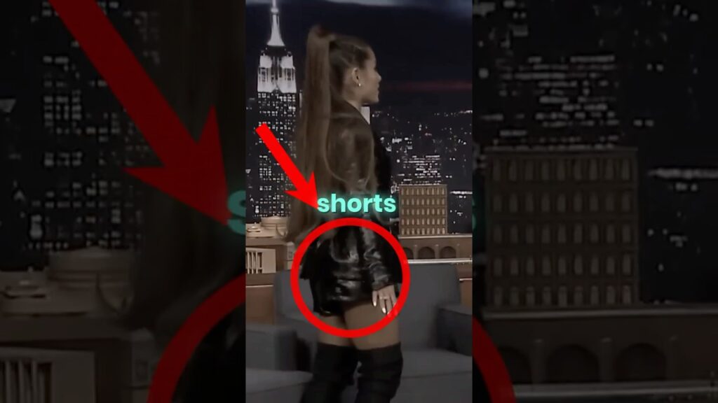 Ariana Grande got SHY because of her SHORTS! 🙈😳