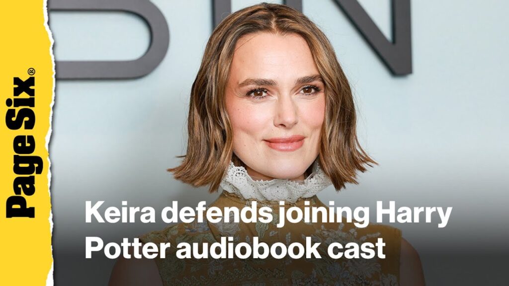 Keira Knightley defends decision to join Harry Potter audiobook cast Keira Knightley defends decision to join Harry Potter audiobook cast