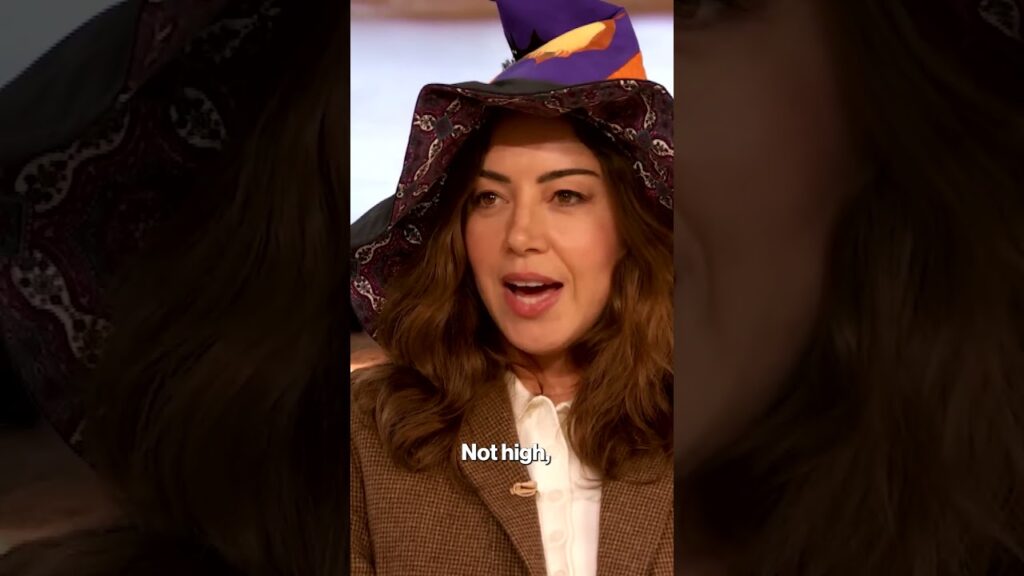 Aubrey Plaza reveals her first job was at a convent #shorts