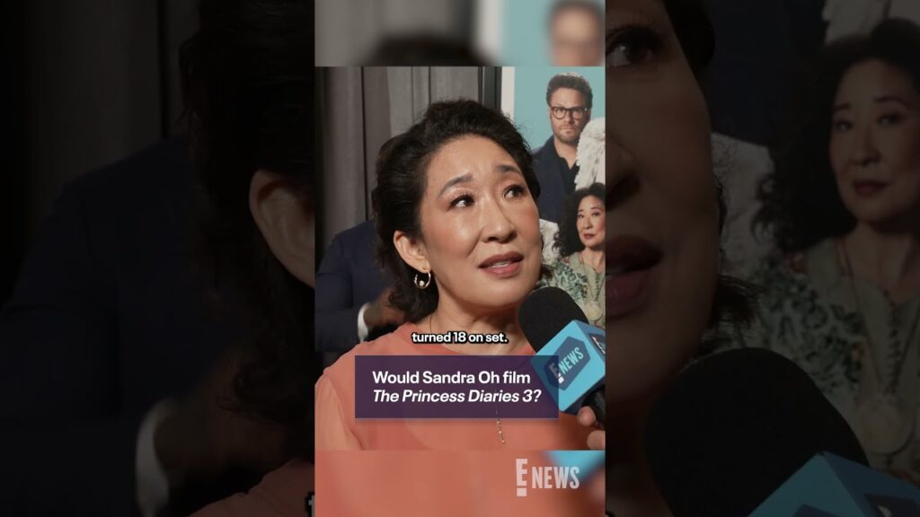 A Sandra Oh, Julie Andrews, and Anne Hathaway reunion? Shut up! 😍