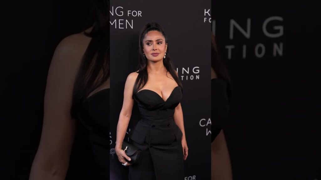 Salma Hayek defies her age with a little black dress at the Kering Caring for Women dinner Salma Hayek defies her age with a little black dress at the Kering Caring for Women dinner