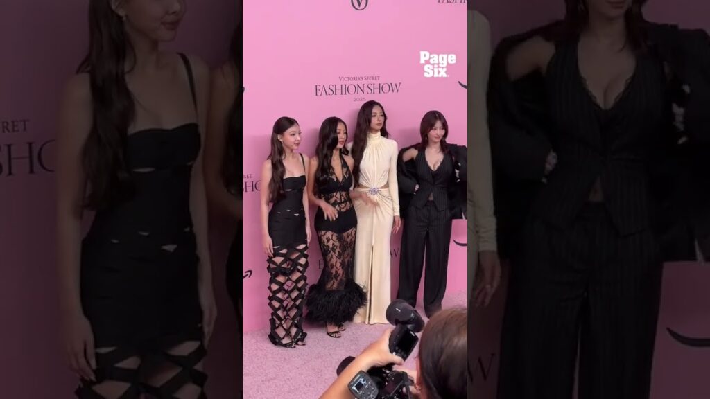 TWICE at the 2025 Victoria’s Secret Fashion Show pink carpet ahead of their performance #shorts TWICE at the 2025 Victoria's Secret Fashion Show pink carpet ahead of their performance #shorts