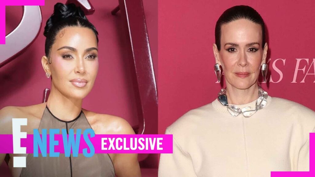 Sarah Paulson Details Hilarious on Set Moment With Kim Kardashian | E! News