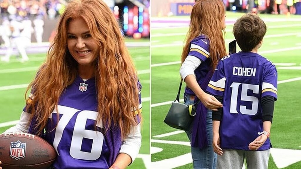 Isla Fisher Attends NFL Game in London After Split from Sacha Baron Cohen