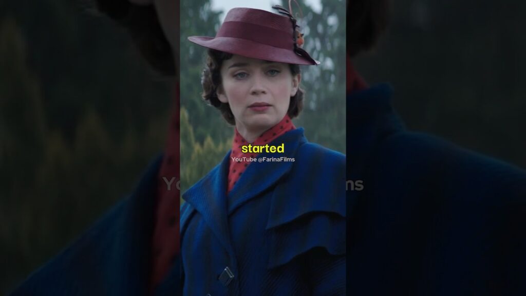 Emily Blunt Was Terrified Doing This Stunt #shorts #emilyblunt #marypoppins
