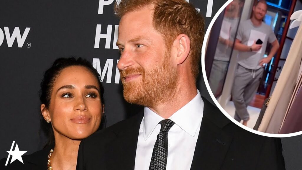 Meghan Markle Shares Peek At Prince Harry In SWEATS In New BTS Video