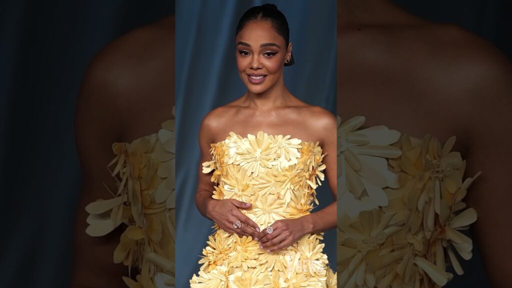 Tessa Thompson looks marvelous at the Academy Museum Gala.