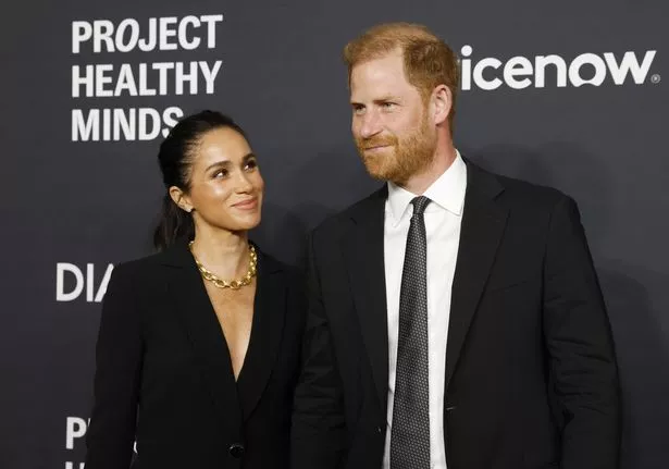 Mandatory Credit: Photo by John Angelillo/UPI/Shutterstock (15527059g)
Co-Founders of The Archewell Foundation and Project Healthy Minds' Humanitarians of the Year Award recipients Prince Harry and Meghan, Duke and Duchess of Sussex, arrive on the red carpet at the third annual World Mental Health Day Gala on Thursday, October 9, 2025 at Spring Studios in New York City.
World Mental Health Day, New York, United States - 09 Oct 2025