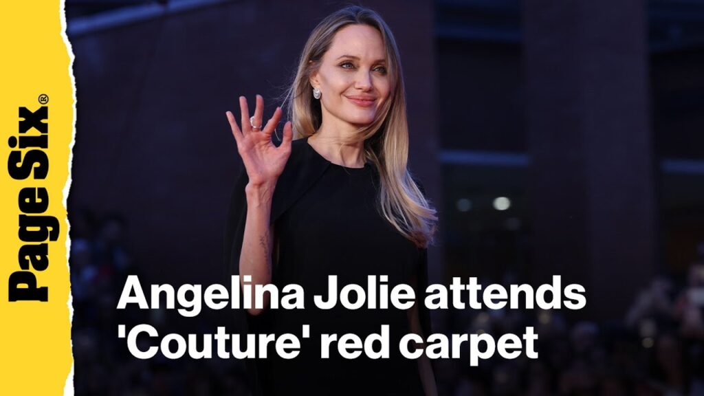 Angelina Jolie attends 'Couture' red carpet during the 20th Rome Film Festival