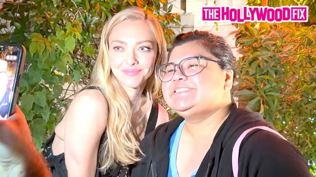 Amanda Seyfried From 'Mean Girls' Is Mobbed By Fans & Paparazzi At The Giorgio Armani Party In WeHo
