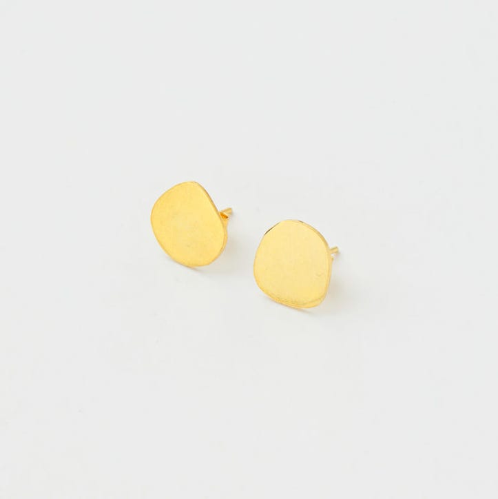 18kt Gold Vermeil PSTM Afghanistan Nosheen Studs 18kt Gold Vermeil PSTM Afghanistan Nosheen Studs